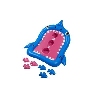 Coconut Grove by Sunnylife Inflatable Cornhole Finn Shark Pool Float Game